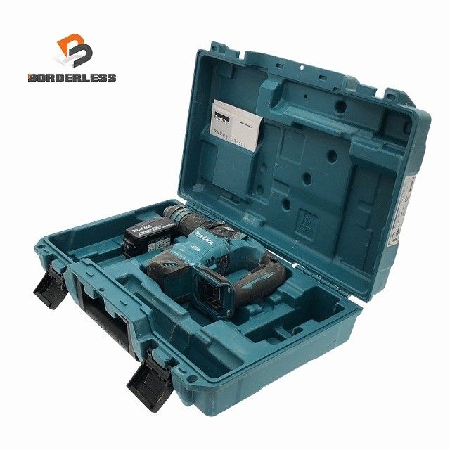 品 makita マキタ 18 V 充電式ケレン HK 180 D バッテリー 6.0 Ah ケース付 ハツリ119635