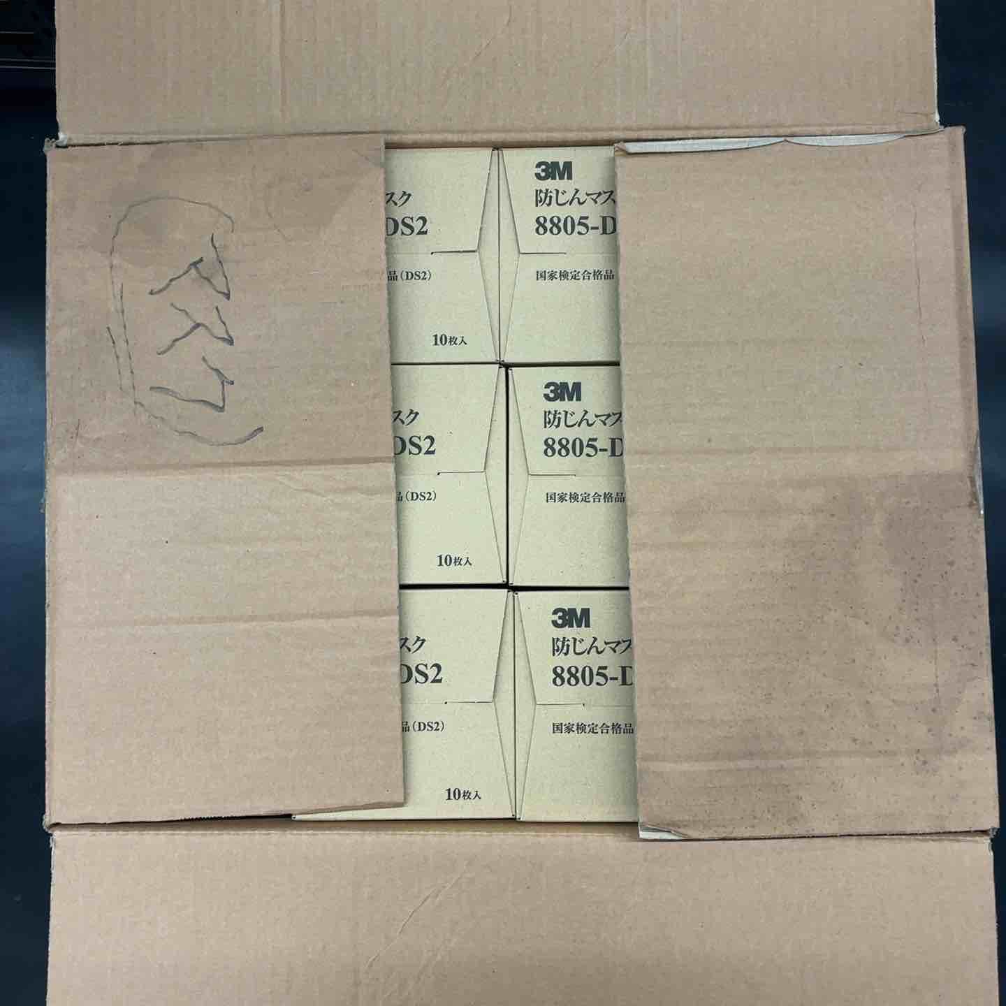  3 M 防塵マスク 8805-DS 2 1箱 入 セット エアーホース リール エアーツール