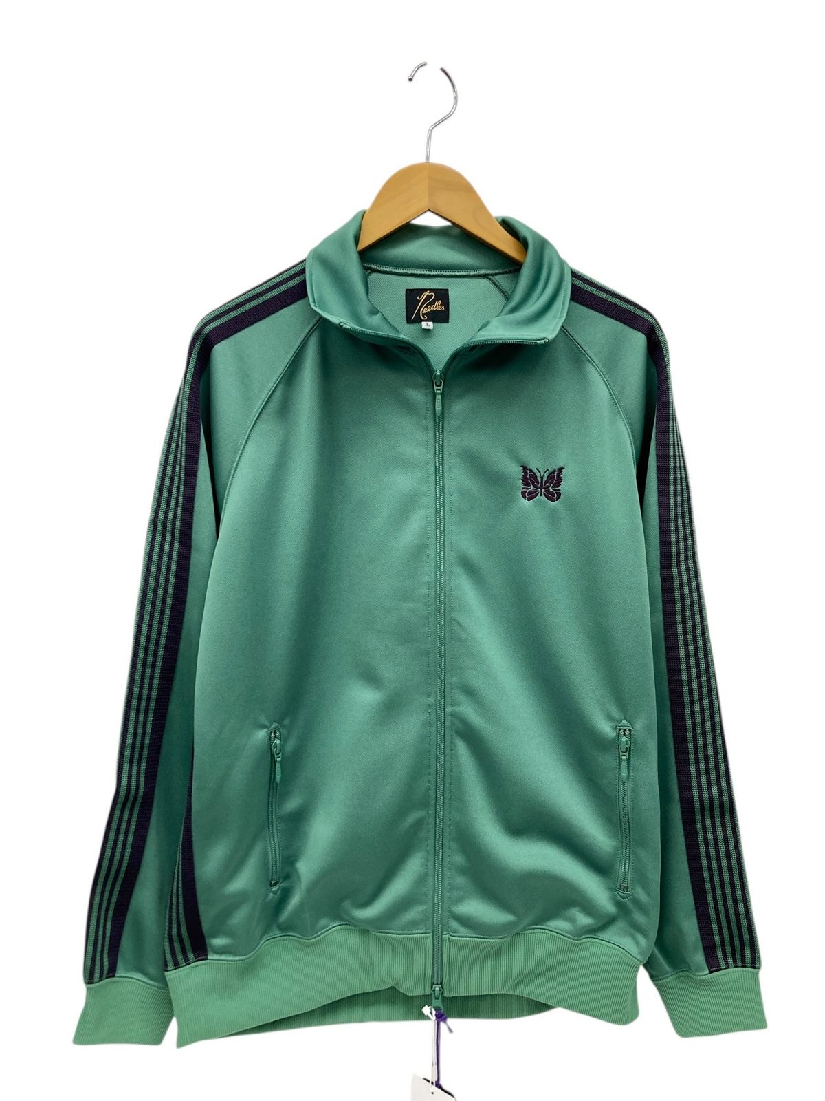 Needles ニードルズ ニードルス Track Jacket Poly Smooth トラックジャケット MR 284 L グリーン メンズ 028
