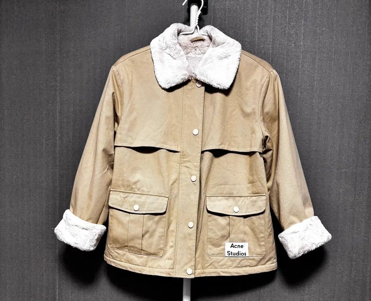 最終値下げセール ACNE STUDIOS アクネ ベージュ ステンカラーコート Acne Studios - 極美品 アクネストゥディオズ Acne Studios コート