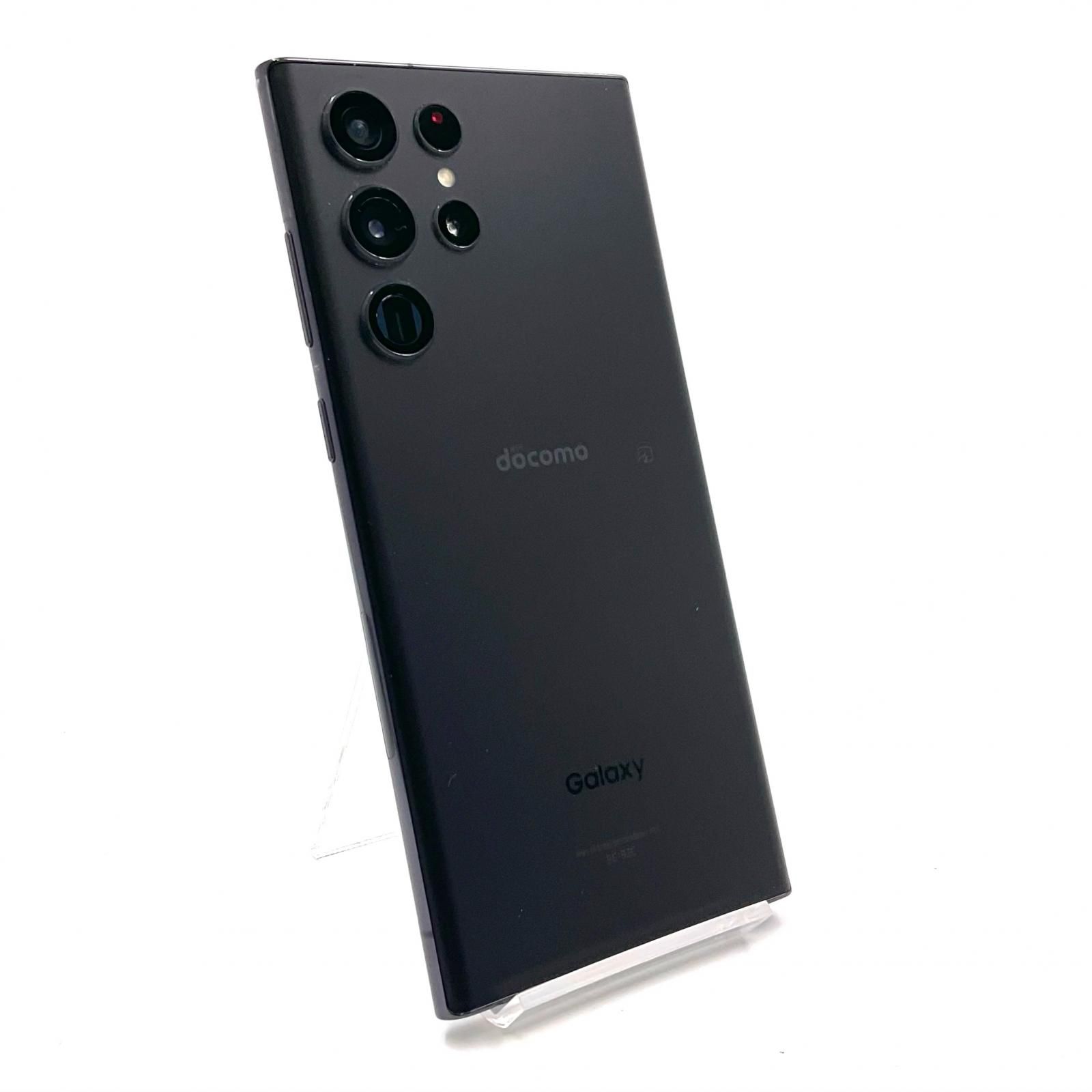 【美品】GALAXY S22 Ultra SIM ロックなし docomo SAMSUNG Galaxy S22 Ultra 256GB バーガンディ docomo SIMフリー 白