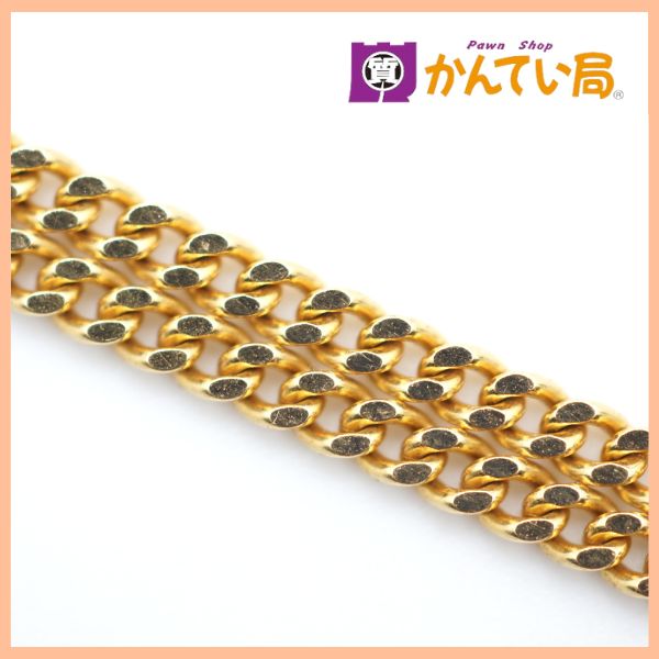 K 18 6面 S喜平ネックレス 40 cm 10 0 g ユニセックス ゴールド アクセサリー 金 750