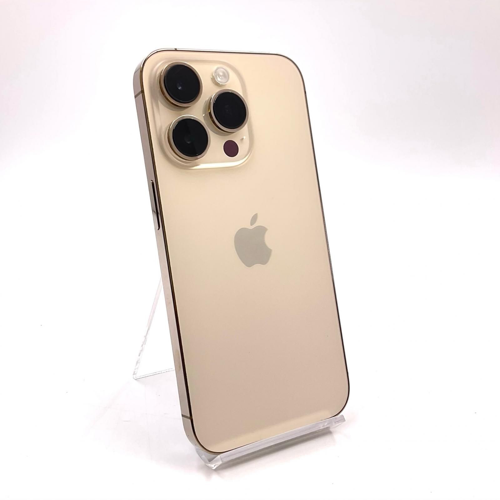 iPhone 14 Pro 128GB ゴールド SIMフリー 白ロム 動作確認済 80%【全額 