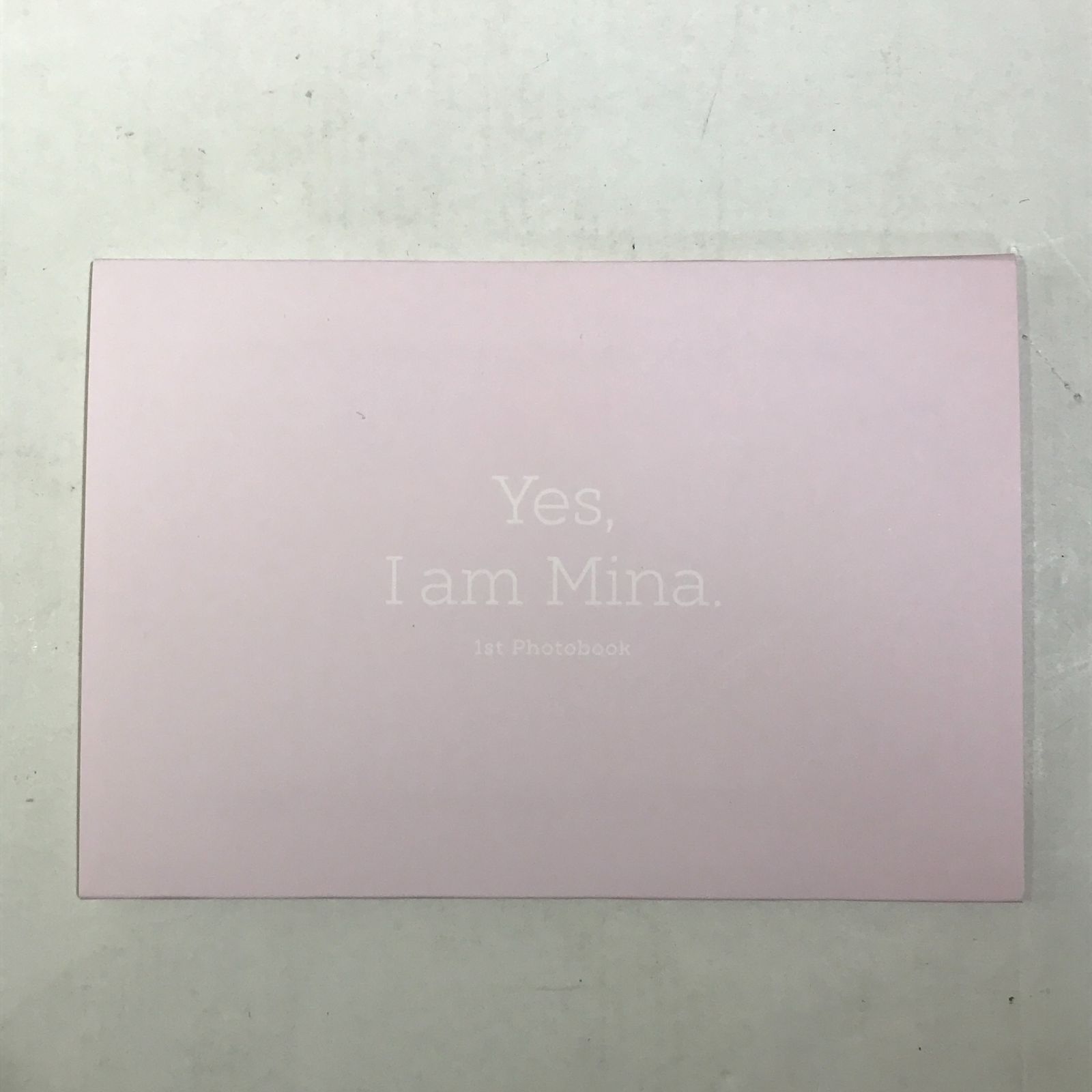 城東19-032】TWICE Mina ミナ Yes, I am Mina 1ST PHOTOBOOK Gray ver 