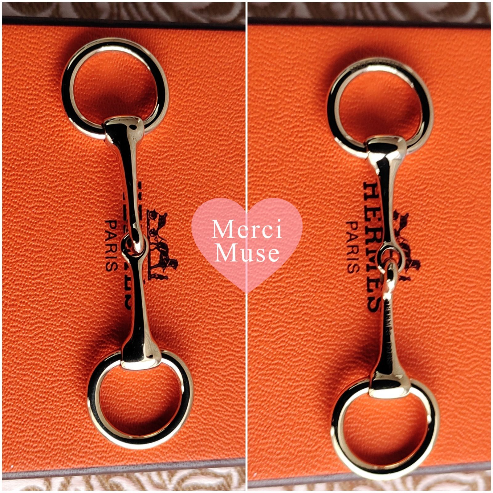 ❤未使用品❤ツイリーリング ミニモール ゴールド金具 エルメス