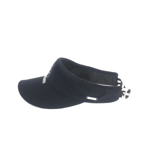 マーク＆ロナ MARK LONA 25 SS Ever Wide Brim Visor MEN and WOMEN サンバイザー 帽子 ブラック 黒 ゴルフ MLF 5 A FC 1