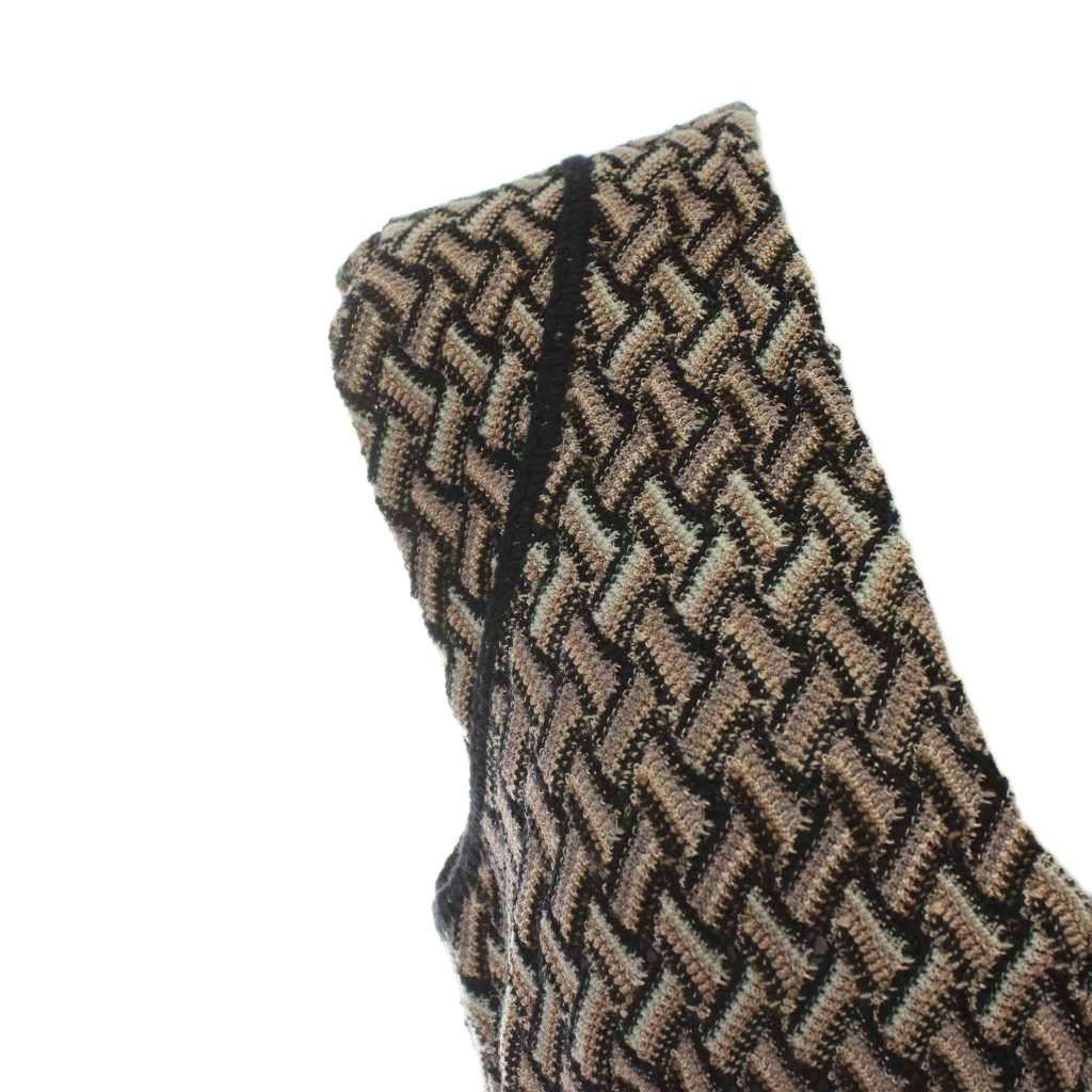 ミッソーニ MISSONI ワンピース ウール混 ノースリーブ ロング Vネック