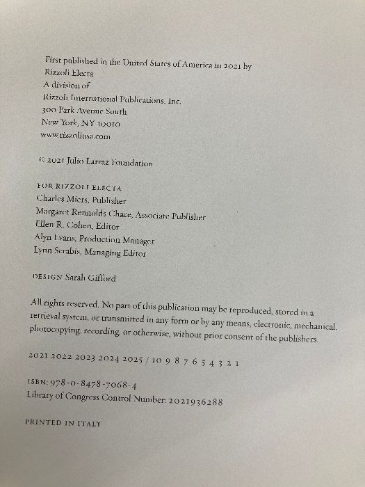 Julio Larraz The Kingdom We Carry Inside Rizzoli Electa Ebony David