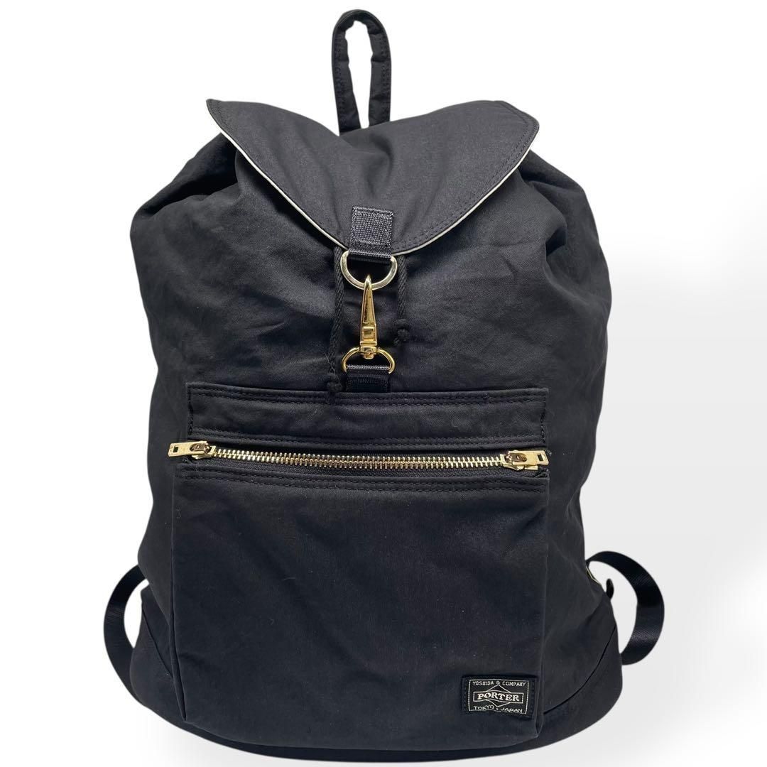 未使用級 PORTER ポーター DRAFT ドラフト リュック ゴールド金具