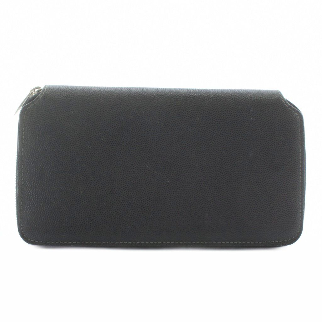 カルティエ Cartier サントス 長財布 レザー ラウンドファスナー ロゴ