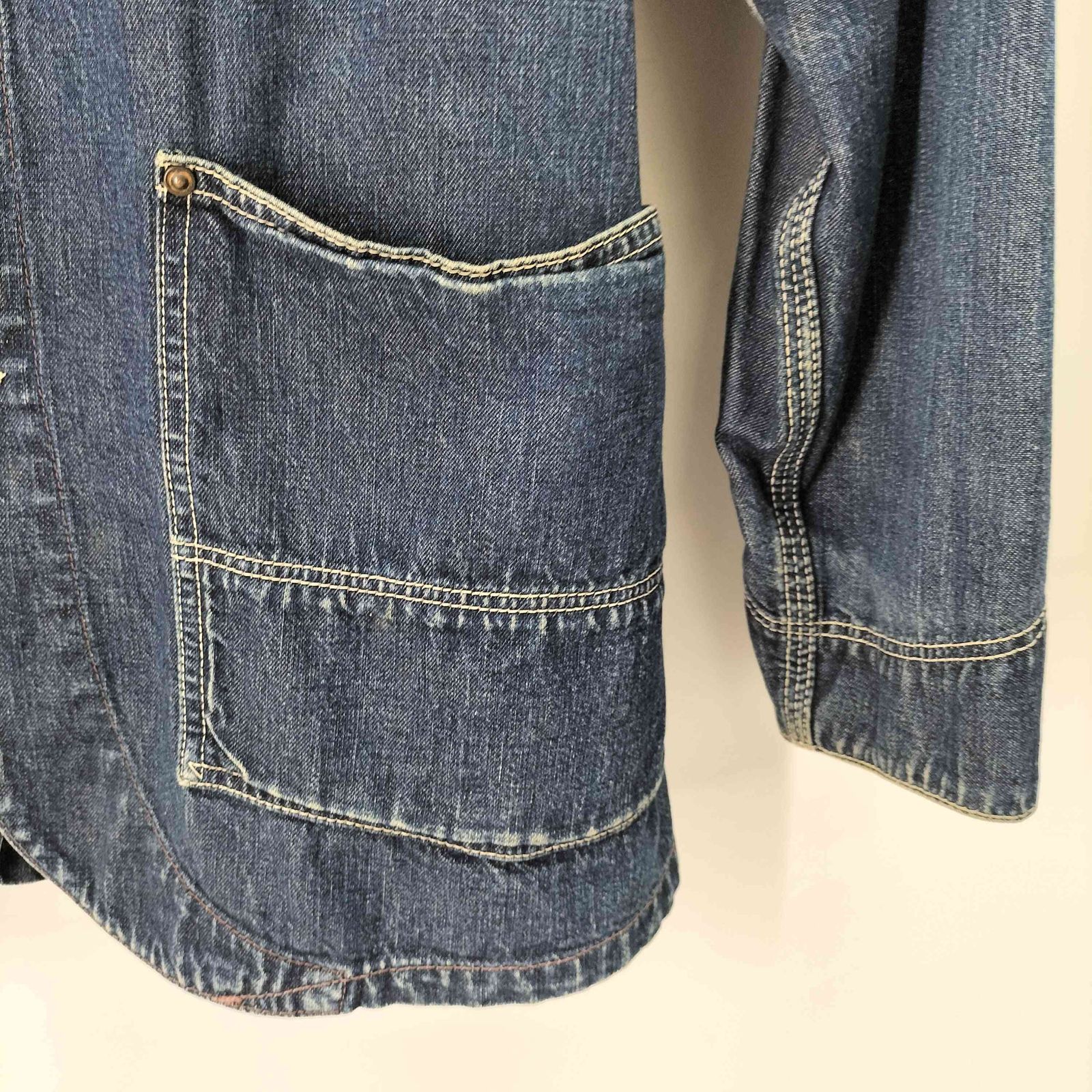 EDWIN(エドウィン) 101 ONE-O-ONE DENIM COVERALL メンズ US：38 【中古】【ブランド古着バズストア】 エドウィン EDWIN 101 ONE-O-ONE DENIM COVERALL メンズ US：38 - メルカリ