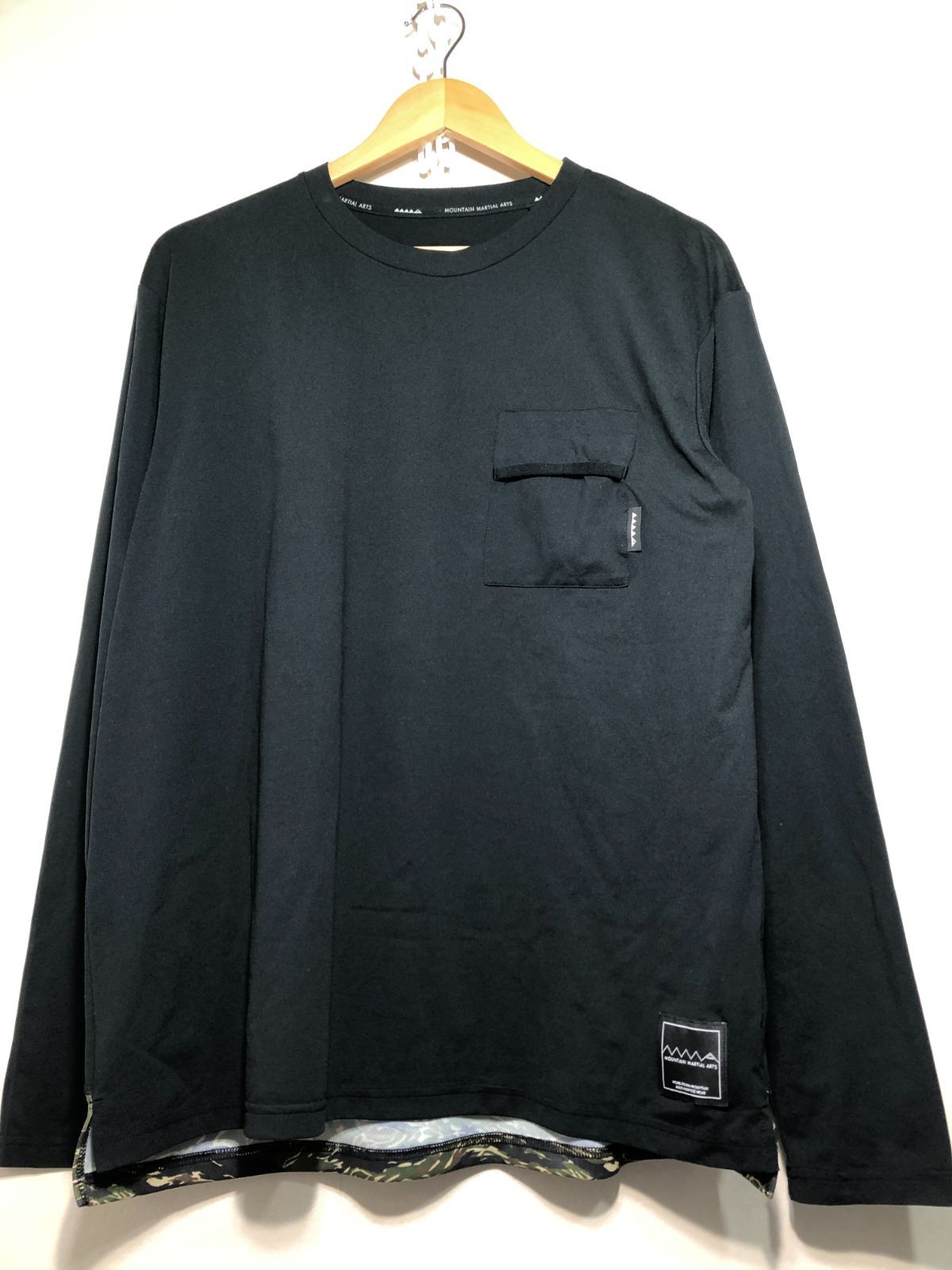 032131 MOUNTAIN MARTIAL ARTS MMA Basic Pocket Long Tee 3 ブラック