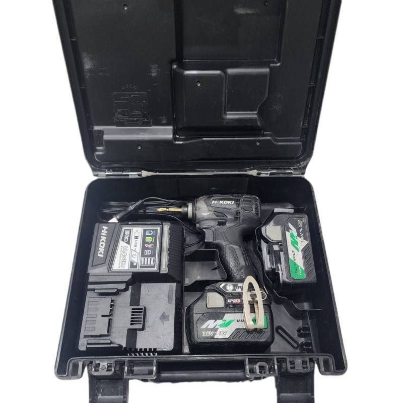 HiKOKI インパクトドライバ ストロングブラック バッテリー 充電器 UC 18 YDL