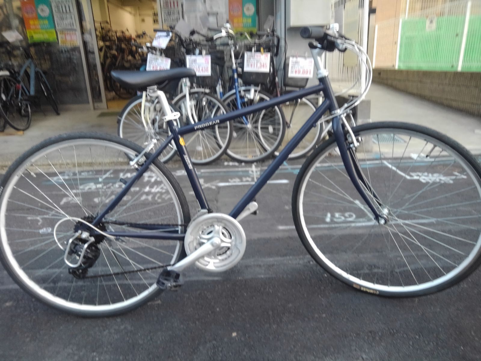 引き取り限定！(名古屋市昭和区)中古自転車3882 前後タイヤ新品