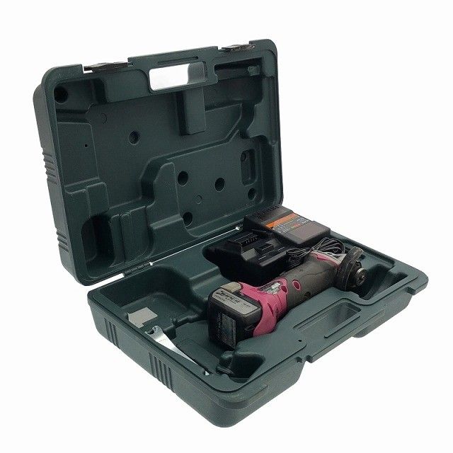 品 HITACHI 日立工機 100 mm 14.4 V コードレスディスクグラインダー G 14 DSL バッテリ 3.0 Ah 充電器付 充電式 研磨機119684