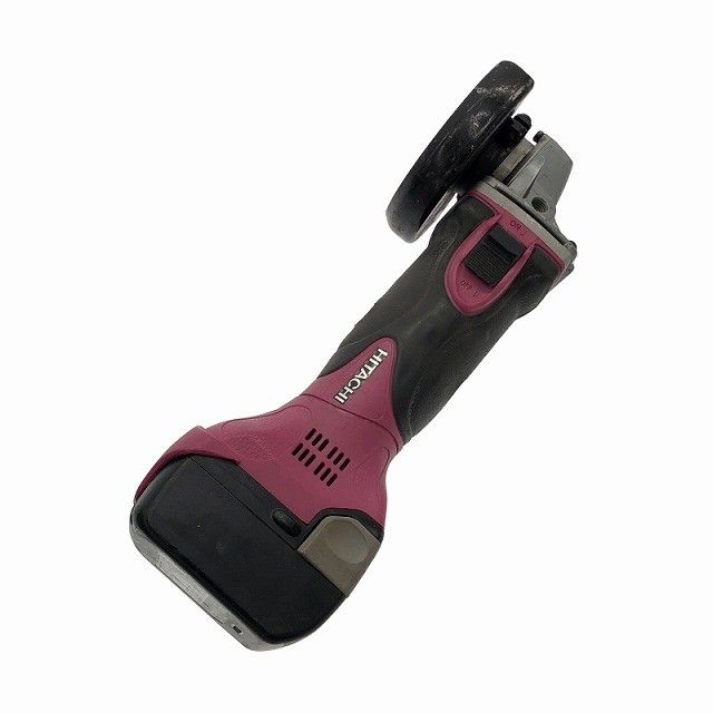  品 HITACHI 日立工機 100 mm 14.4 V コードレスディスクグラインダー G 14 DSL バッテリ 3.0 Ah 充電器付 充電式 研磨機119684 グラインダー 研磨機