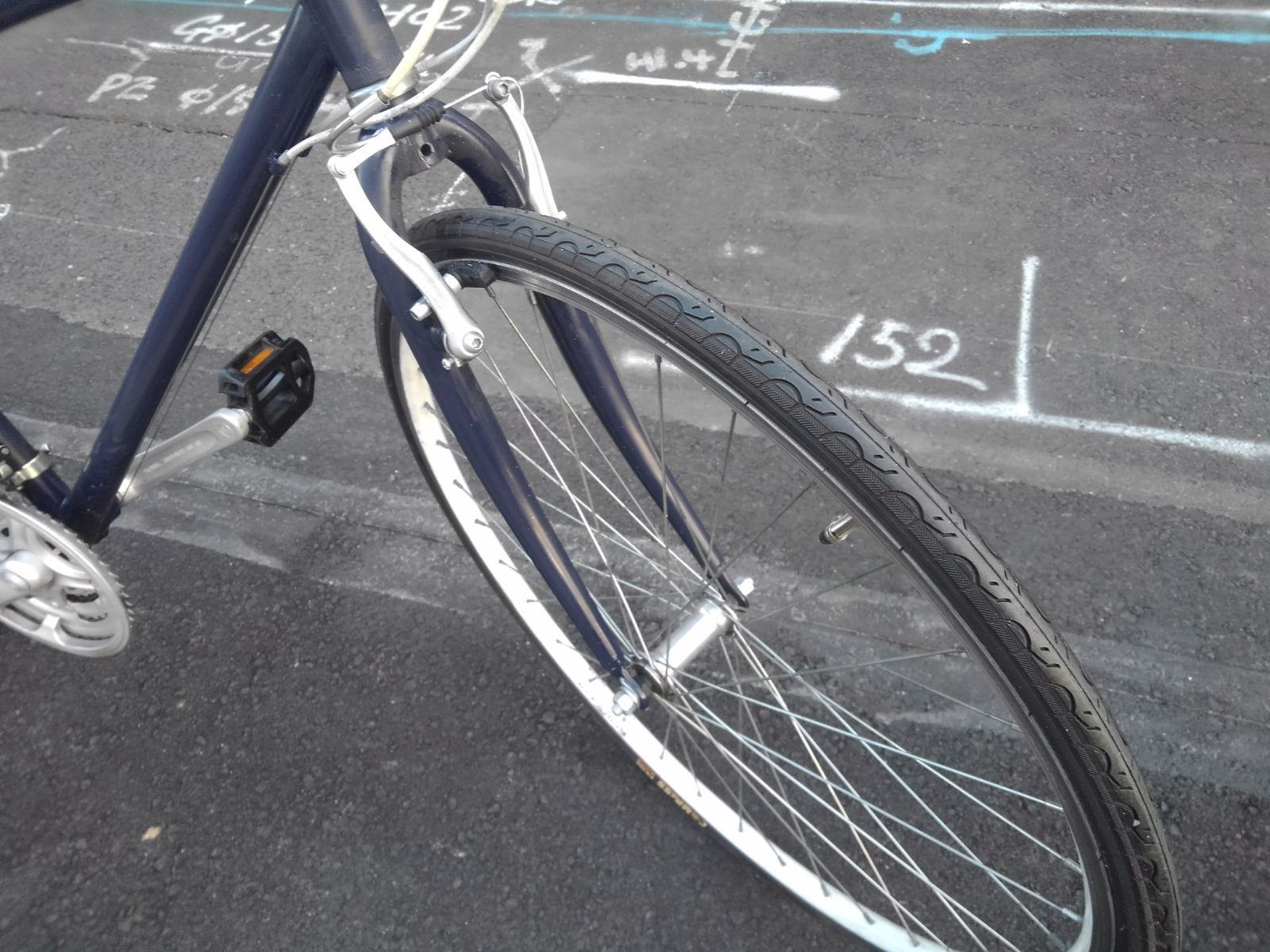 引き取り限定！(名古屋市昭和区)中古自転車3882 前後タイヤ新品