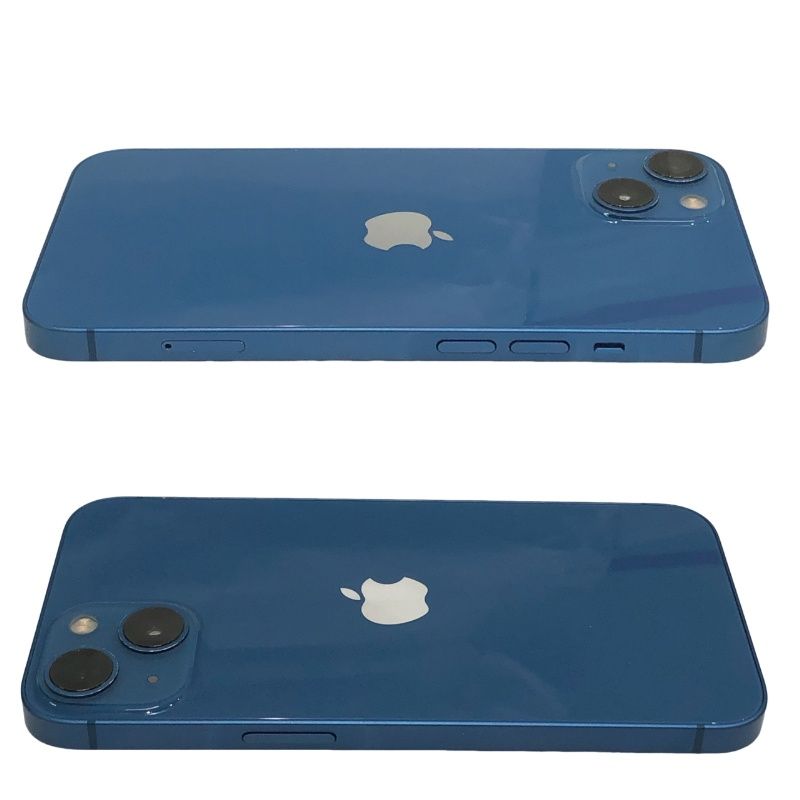 SIMフリー Apple iPhone 13 128GB MLNG3J/A au ○判定 ブルー