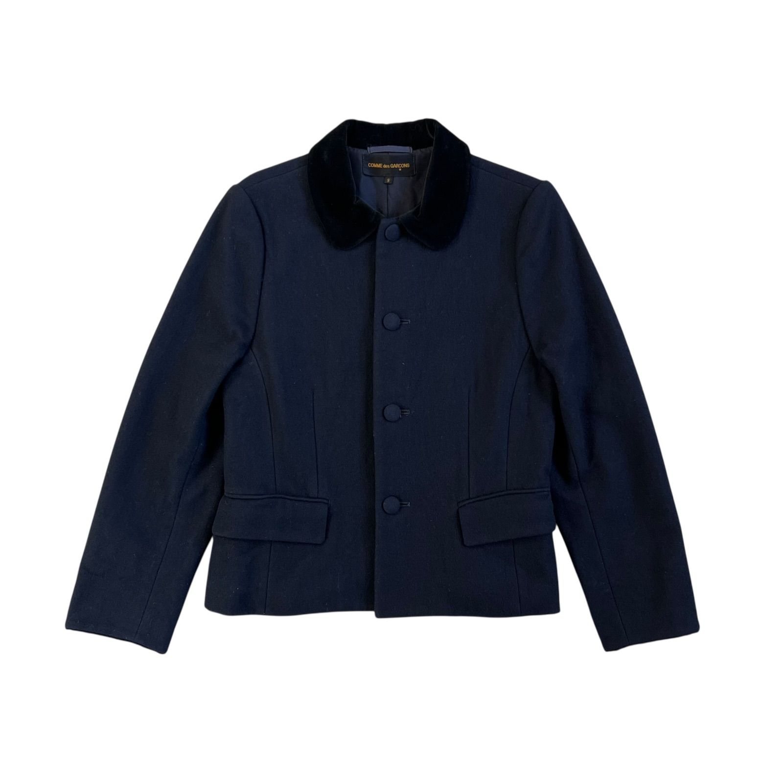 COMME des GARCONS / コムデギャルソン AD1991 Archive 丸襟ベロア切替