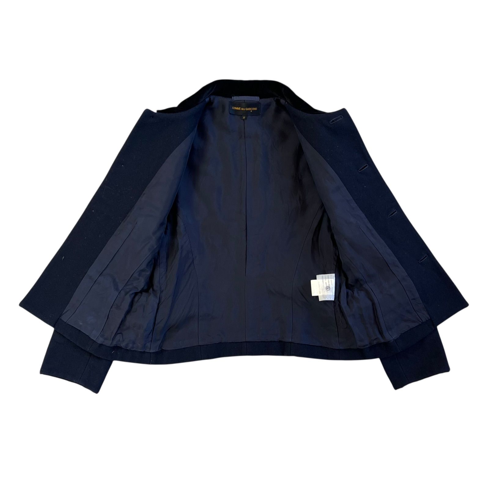 COMME des GARCONS / コムデギャルソン AD1991 Archive 丸襟ベロア切替