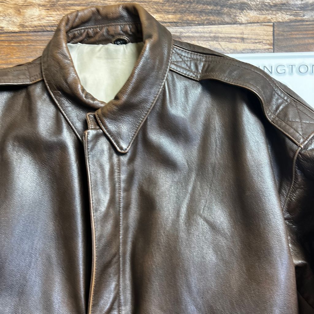 ELSACE メンズ 羊革 レザージャケット ジェームズ・ディーンプリント