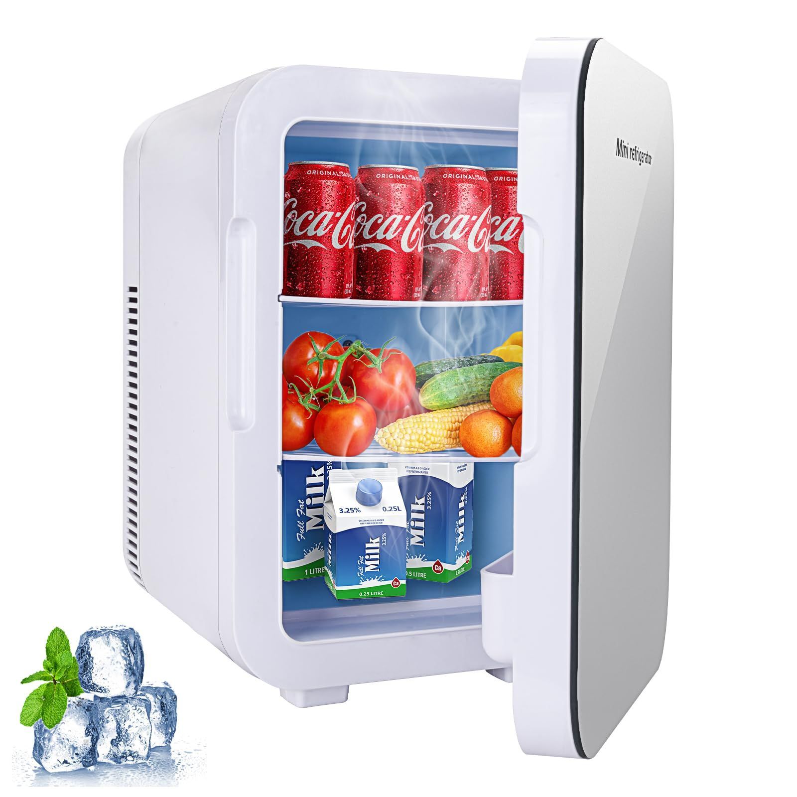 新品　冷温庫 ミニ冷蔵庫 小型冷蔵庫 8L 温度調節 保冷 保温 ポータブル Amazon | 小型冷蔵庫 ミニ冷蔵庫 冷温庫 8L 保冷 1ドア 2システム