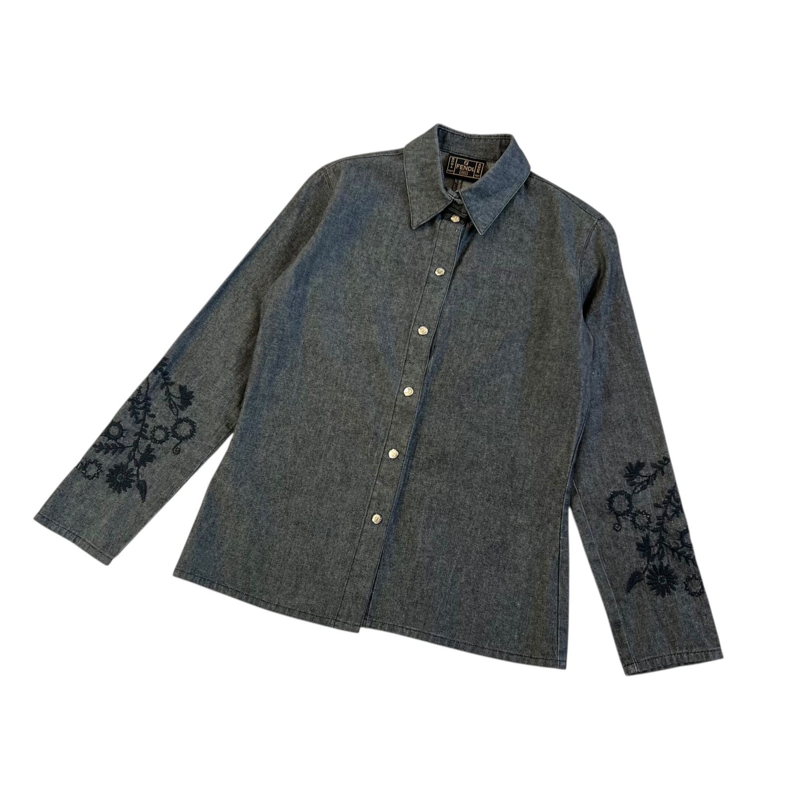 FENDI / フェンディ フラワーモチーフ デニムジャケット＆ワンピース