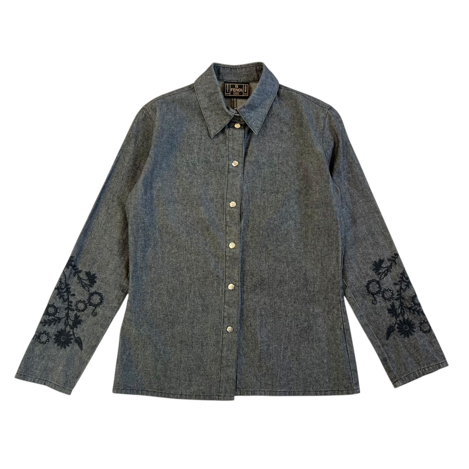 FENDI / フェンディ フラワーモチーフ デニムジャケット＆ワンピース