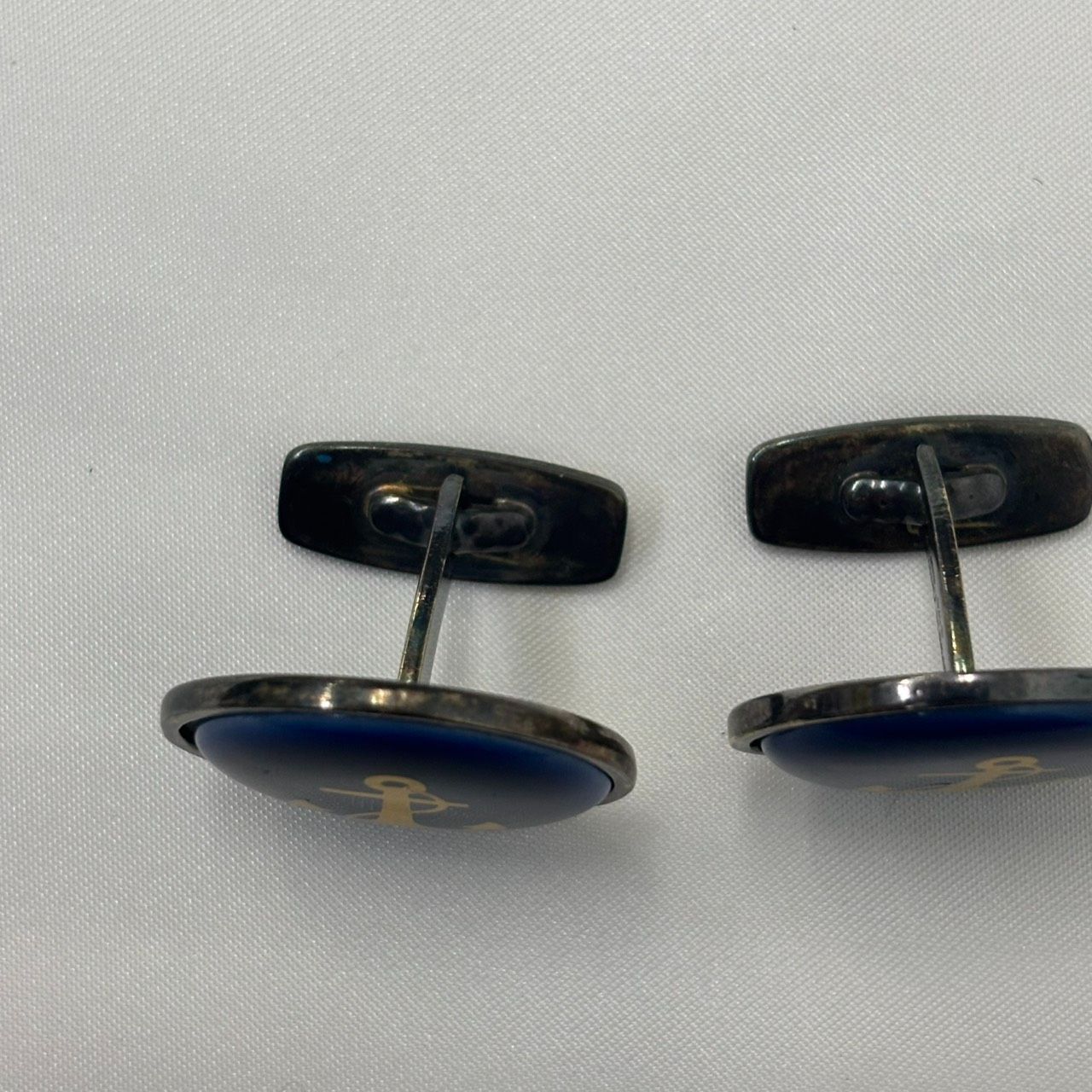 N【中ヴィンテージ】Georg Jensen ジョージジェンセン カフス シルバー