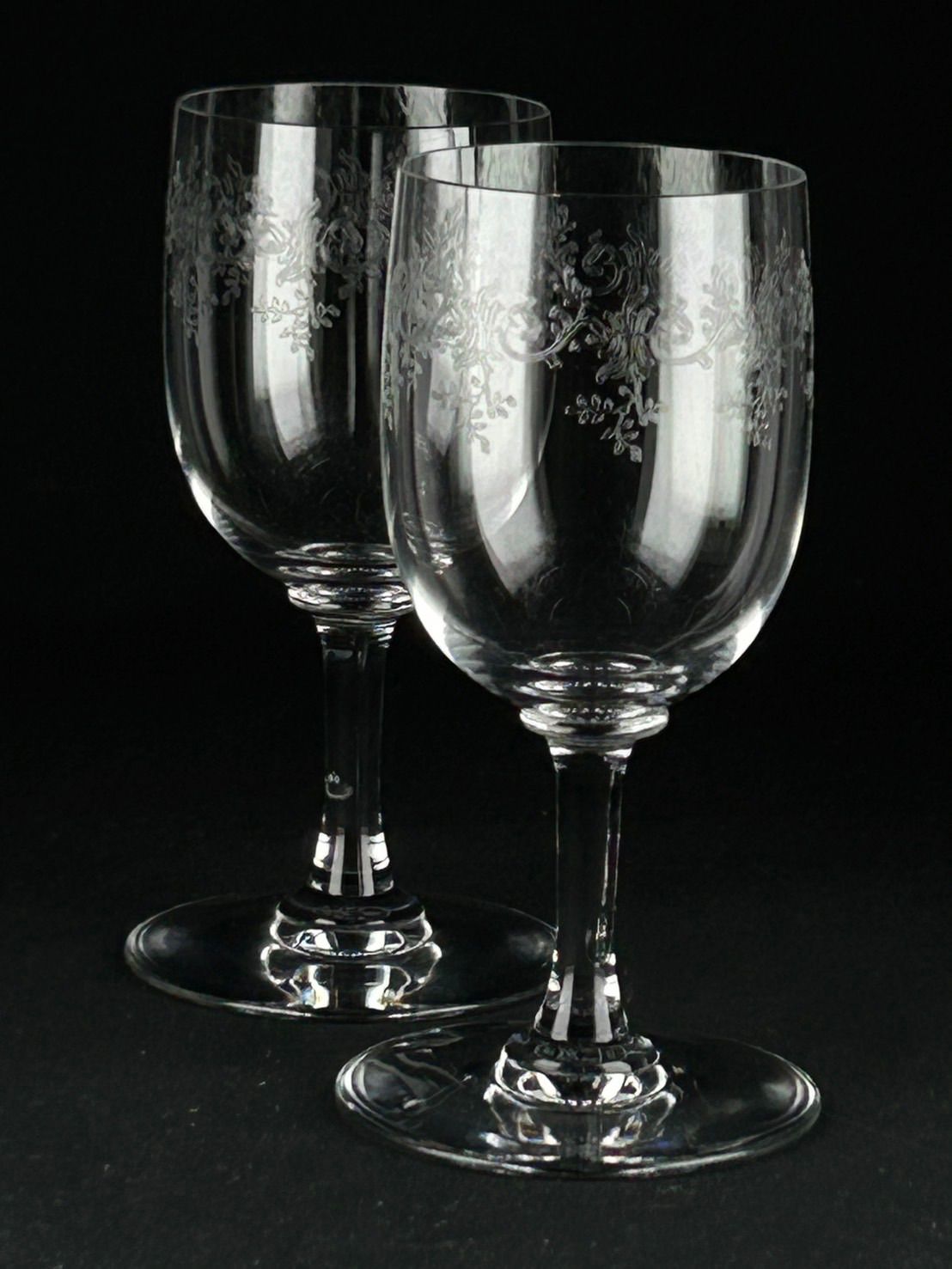 幽玄 Baccarat バカラ ワイングラス ペア 共箱 ラグジュアリー クリスタル アンティーク フランス発祥 タンブラー