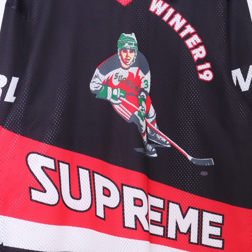SUPREME Crossover Hockey Jersey Mサイズ ブラック - メルカリ