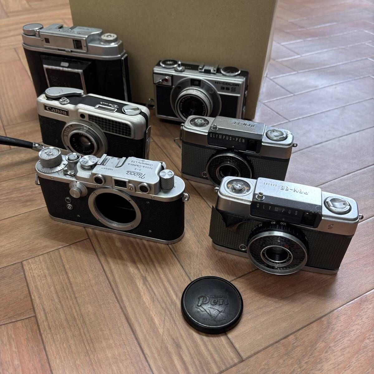 Olympus Pen EE 1970年製 レンジファインダーカメラ□シャッターOK