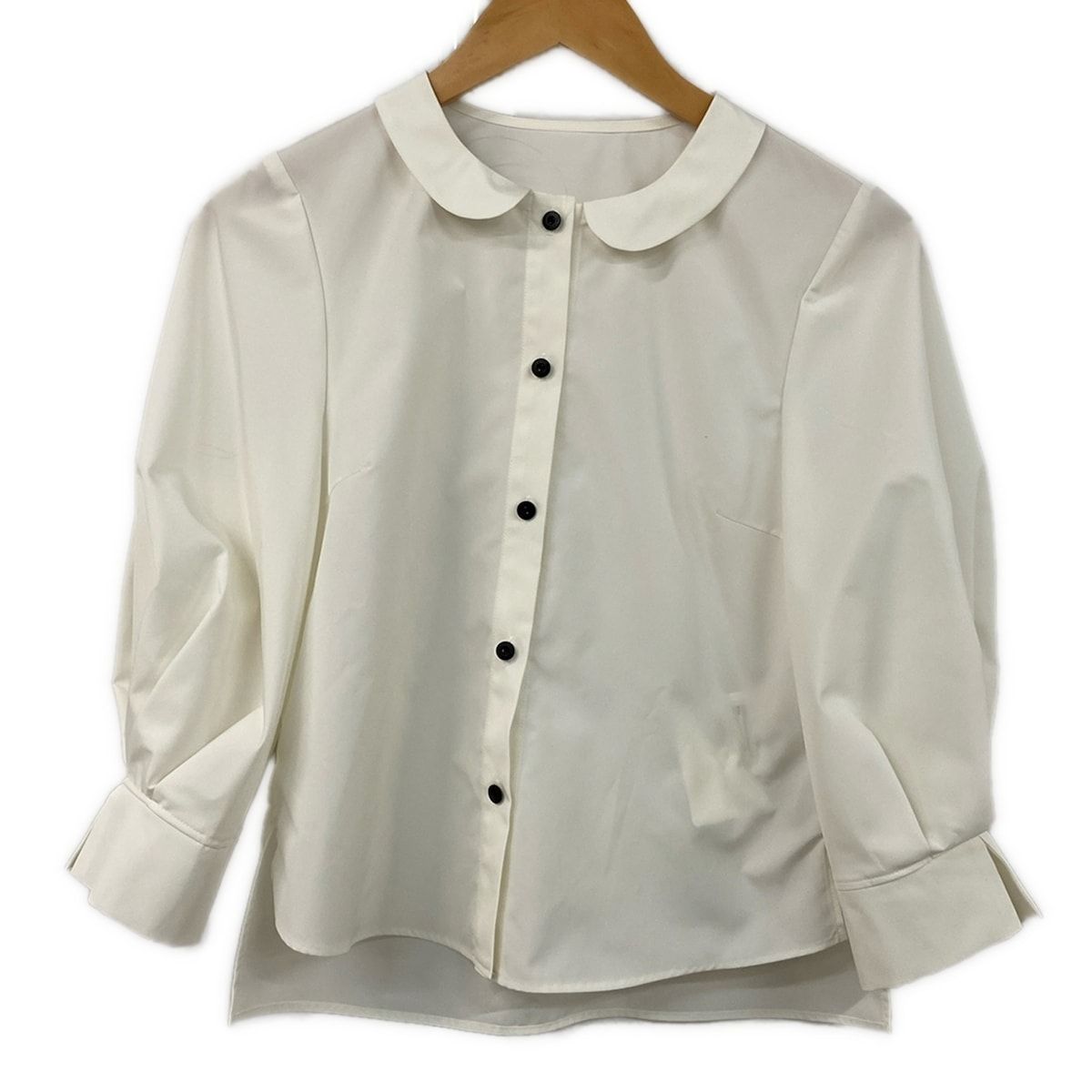 DAISY LIN デイジーリン 七分袖シャツブラウス サイズ38 M レディース - 白