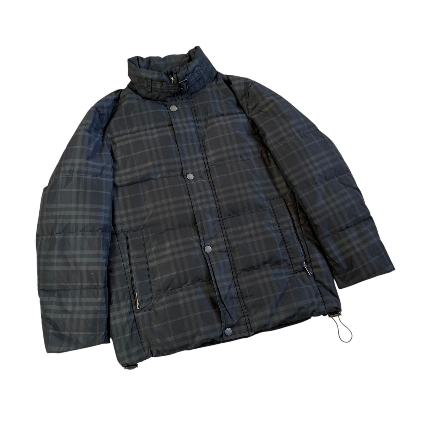 ☆【美品】BURBERRY LONDON ノバチェック ジップジャケット L☆ BURBERRY LONDON / バーバリーロンドン ノバチェック ダウンジャケット