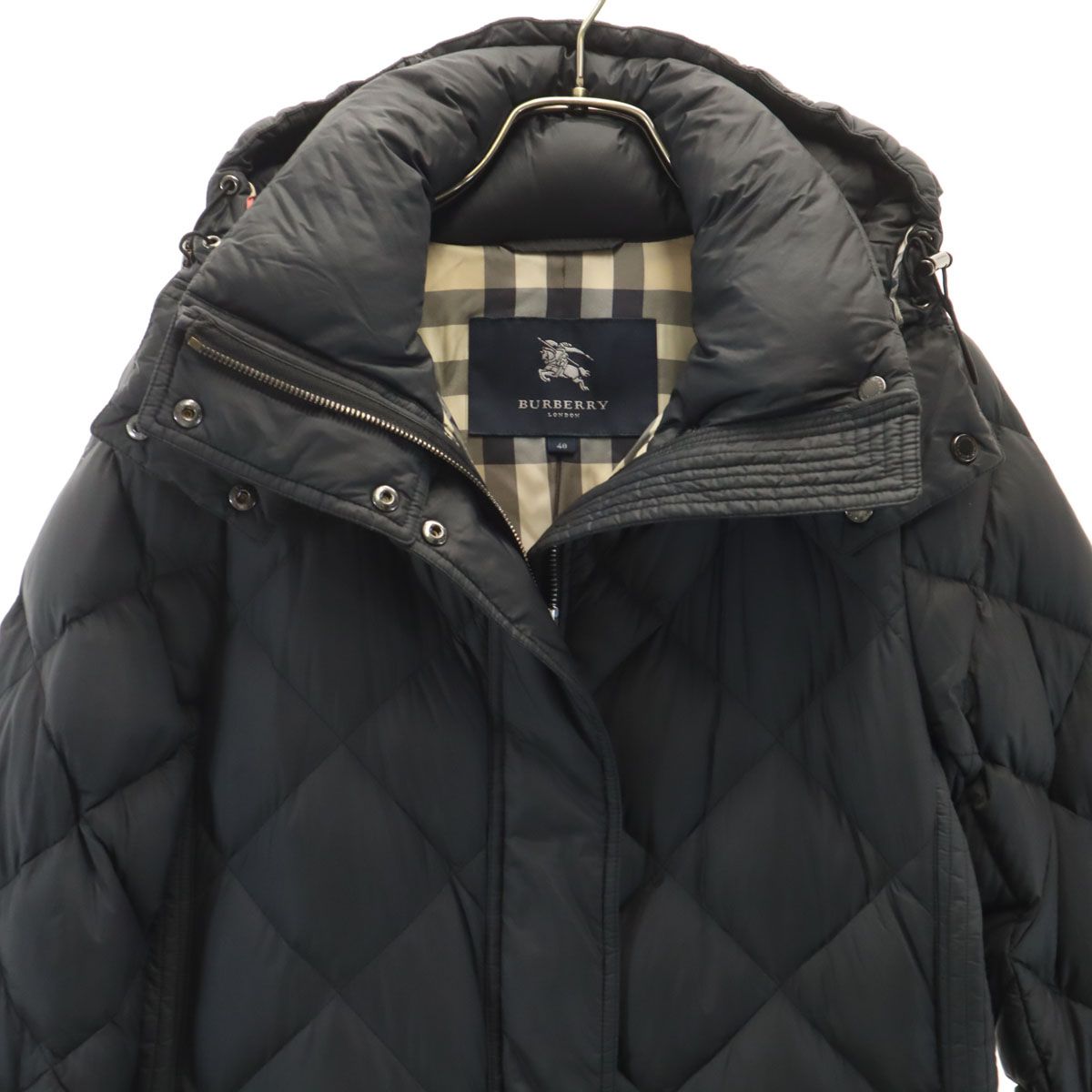 BURBERRY LONDON バーバリーロンドン ダウンコート 40 ブラック 三陽