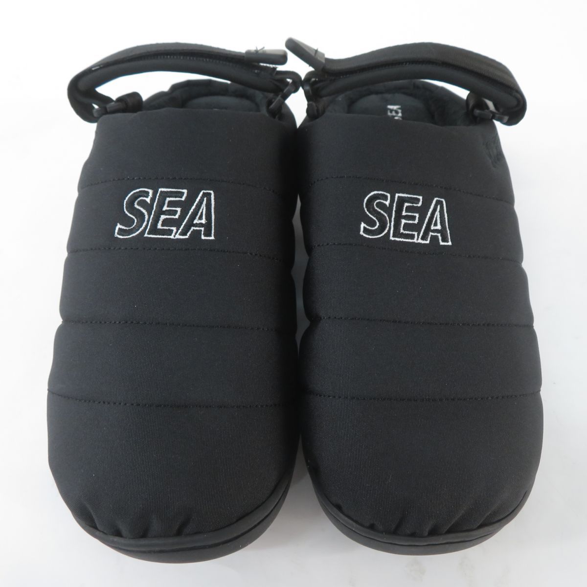 SUBU WIND AND SEA スブ ウィンダンシー サンダル US 8 9 26 27 5 cm ブラック 箱無