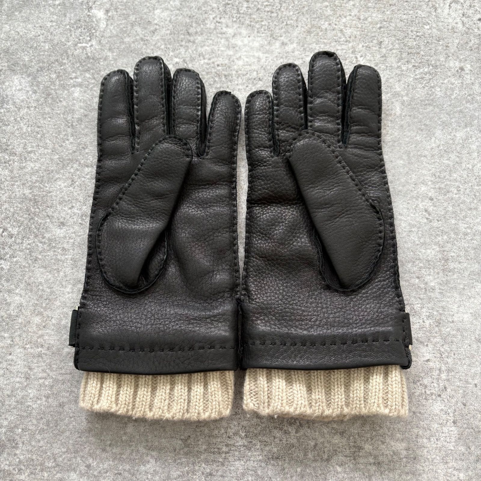 GIGLIO FIORENTINO】ディアスキン グローブ 鹿革 手袋 イタリア製 Made
