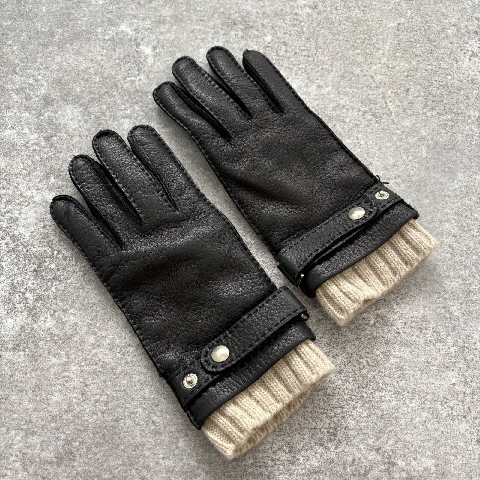 GIGLIO FIORENTINO】ディアスキン グローブ 鹿革 手袋 イタリア製 Made