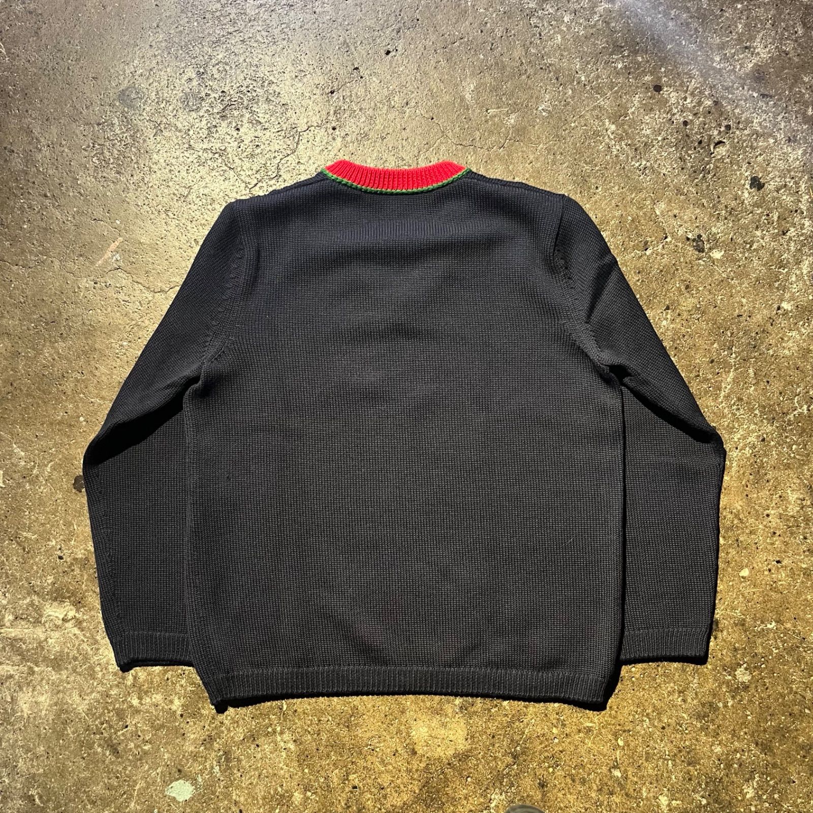 GUCCI × NEW YORK YANKEES 18aw 2018aw NY Logo V-Neck Sweater NYロゴ