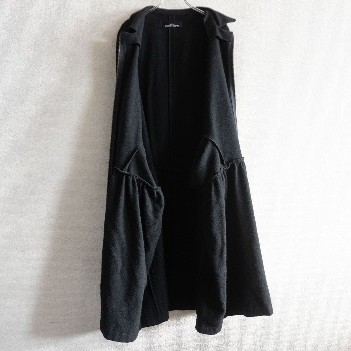 AD1996】tricot COMME des GARCONS【90s ウール ポンチョ コート