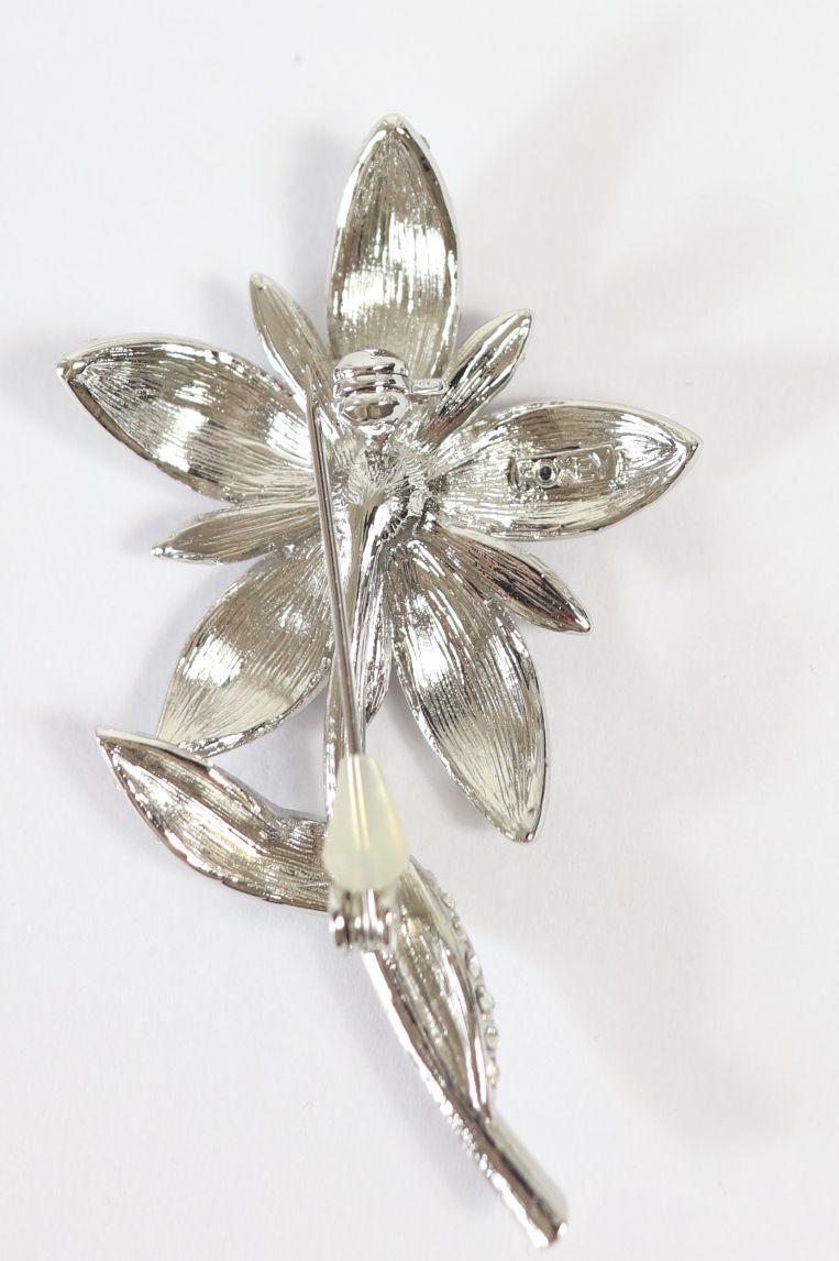 FOXEY 一輪フラワーブローチ クリア フォクシー - メルカリ