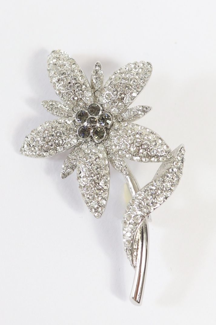 FOXEY 一輪フラワーブローチ クリア フォクシー - メルカリ