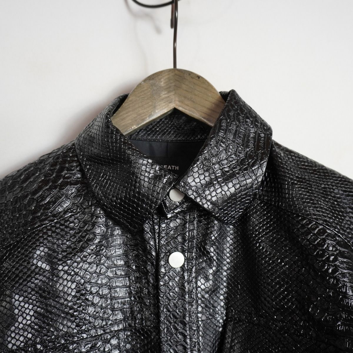 美品25SS BREATH ブレス NEWRICH CROCO SHIRT JACKET BR25SS-A2002 型 