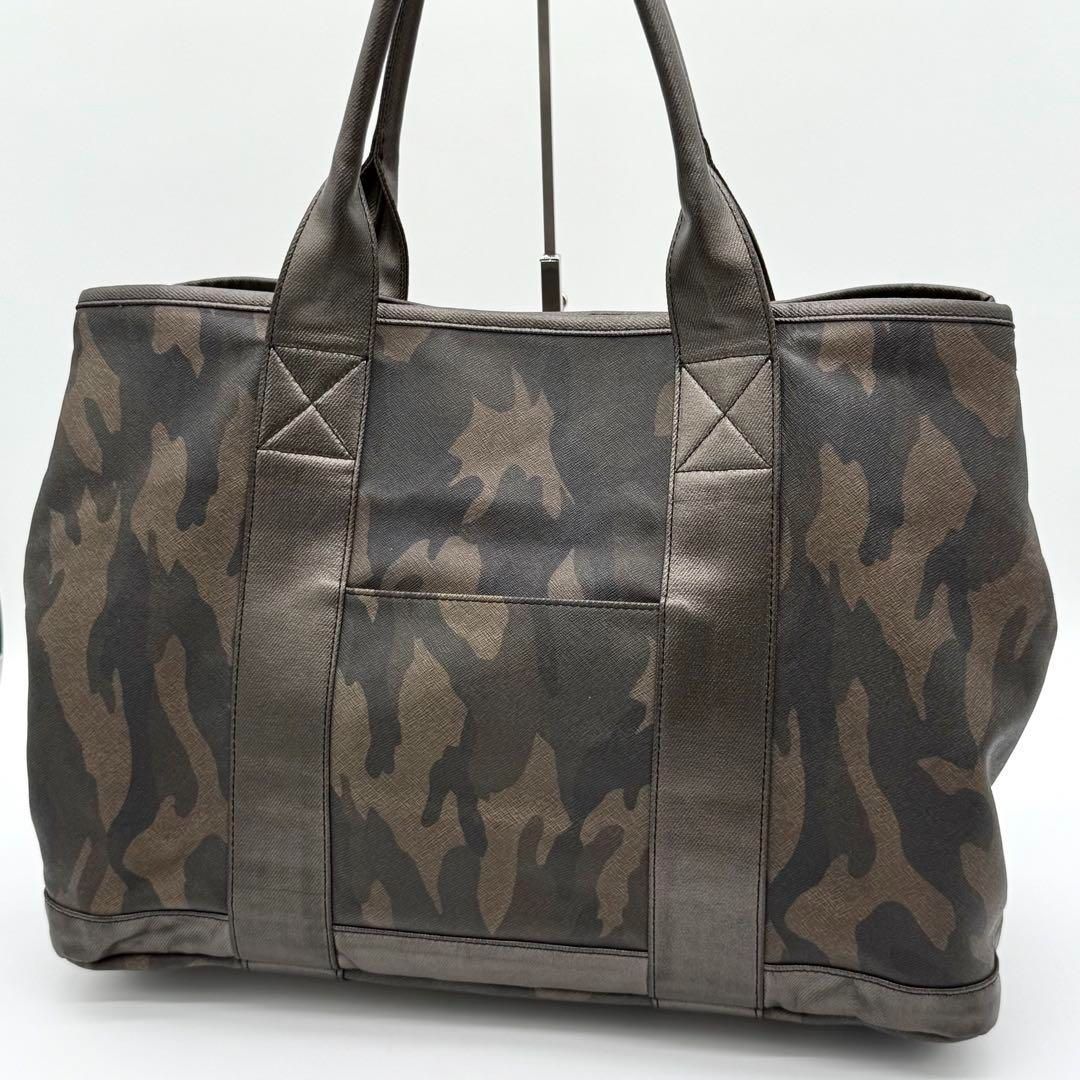 美品】Vivienne トートバッグ ビッグトート カモフラージュ柄 オーブ