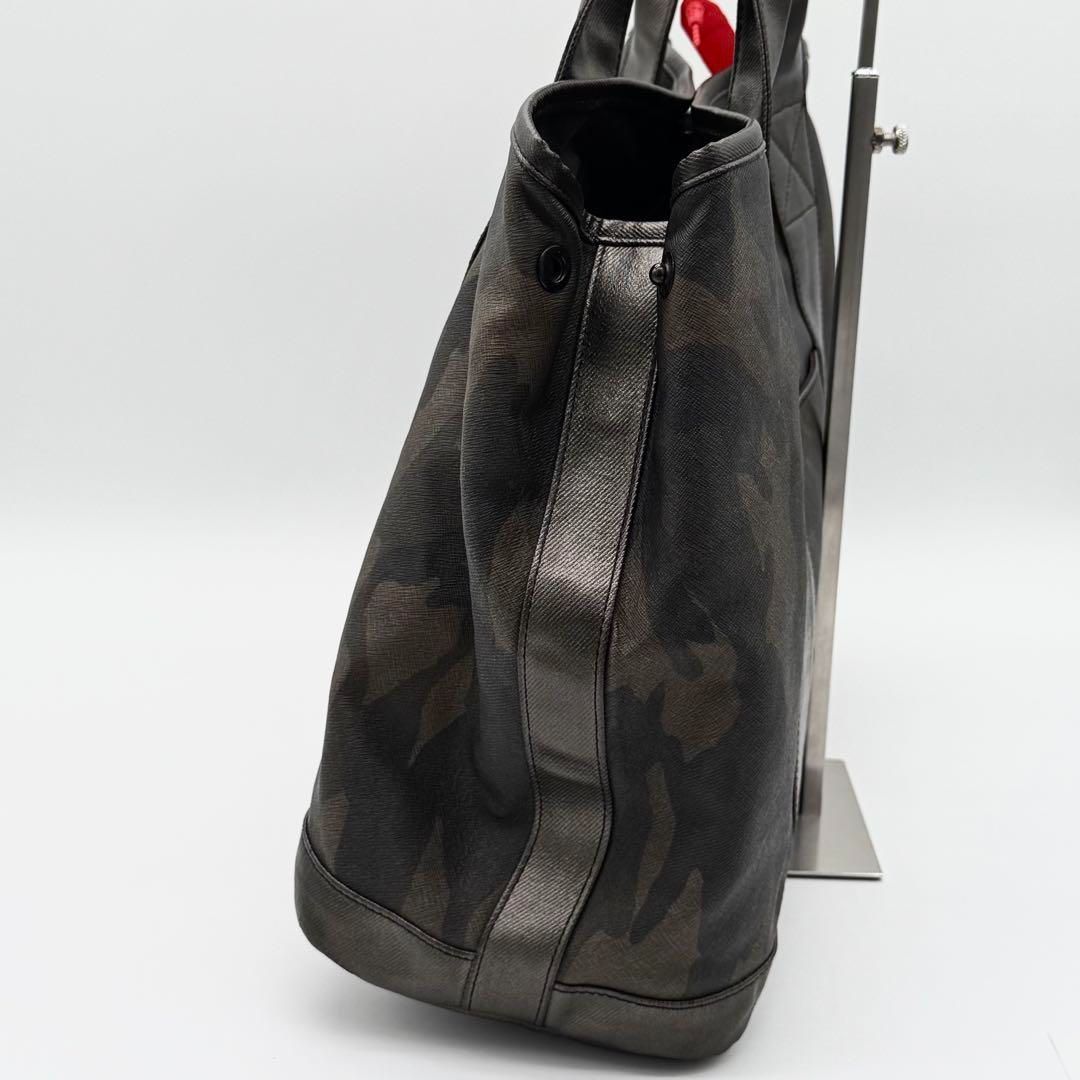 美品】Vivienne トートバッグ ビッグトート カモフラージュ柄 オーブ