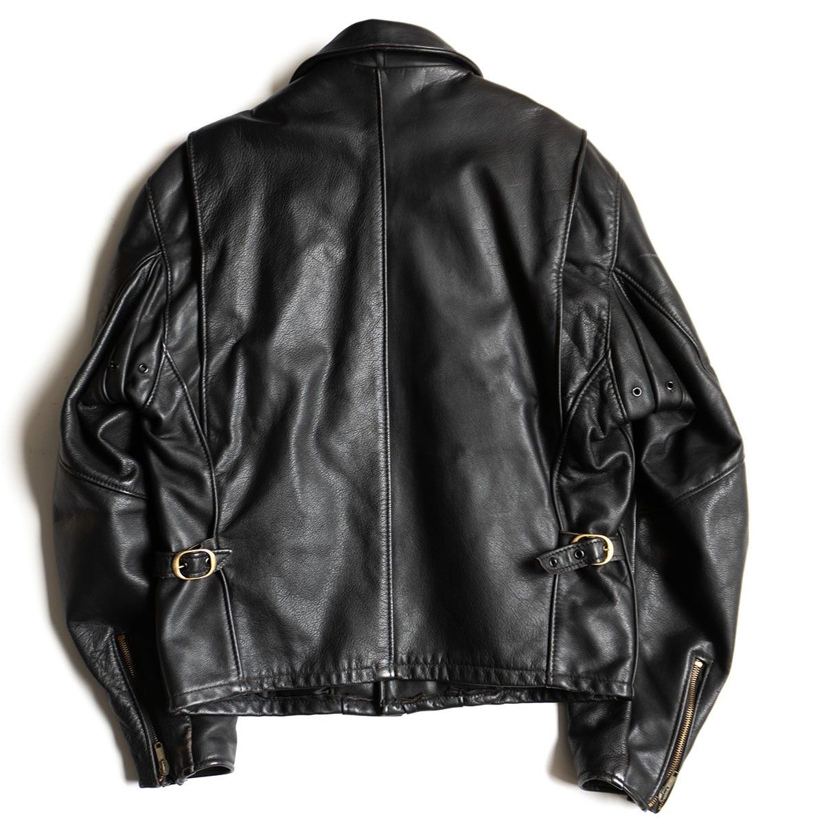 雰囲気抜群】SCHOTT【680/シングルライダースジャケット】40 襟 レザー