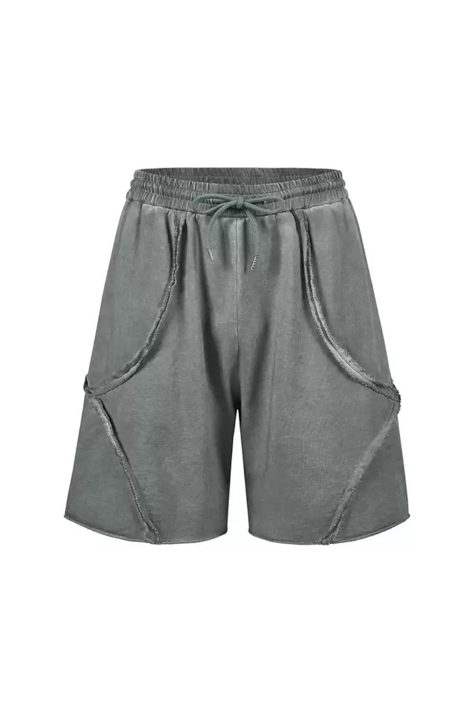 IMDELUSION DISTRESSED VINTAGE WASHED SHORTS