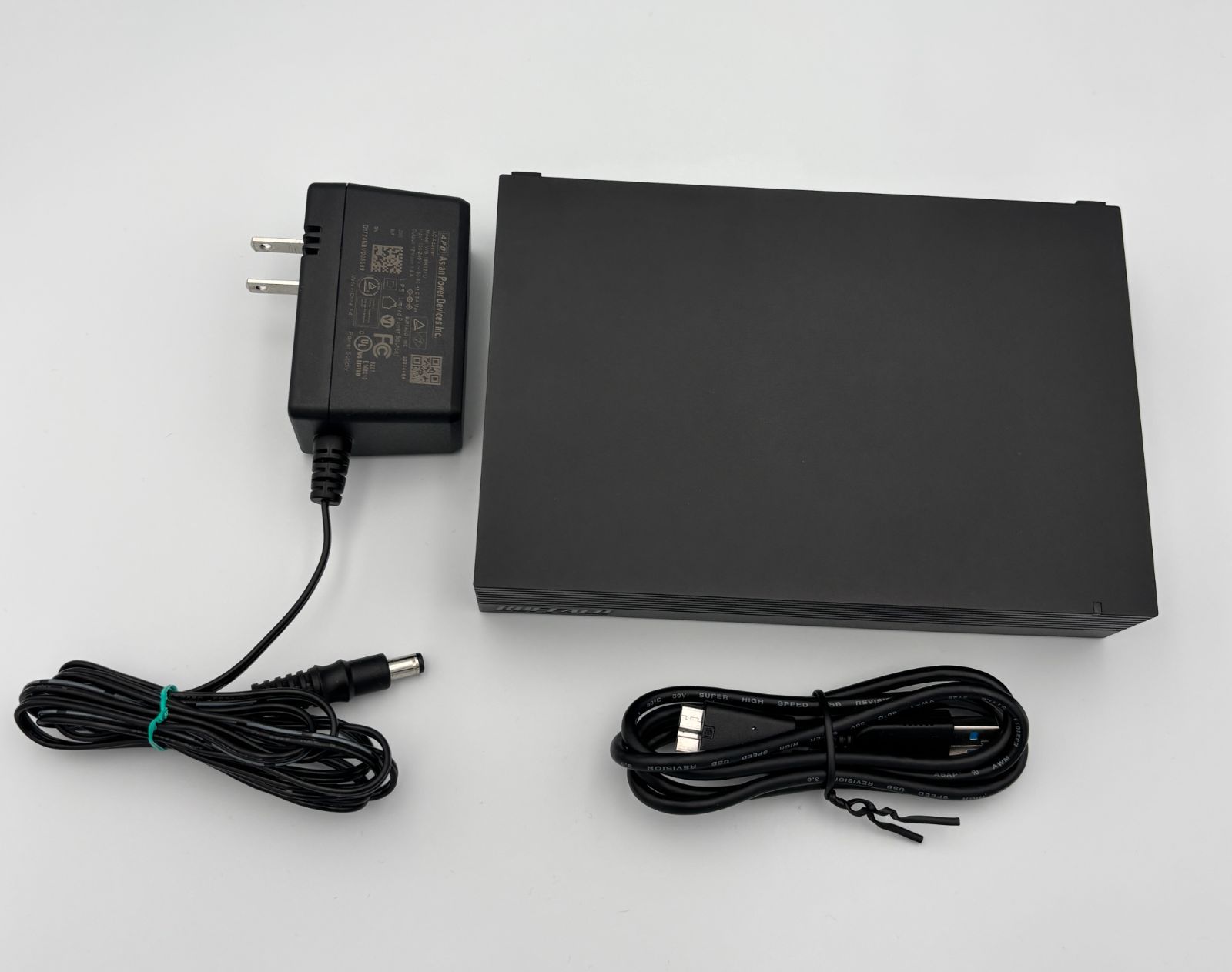 管理番号3318 バッファロー HD-NRLD 2.0 U 3-BA 2 TB 外付けハードディスク メカニカルハードデイスク ドライブ モデル ブラック