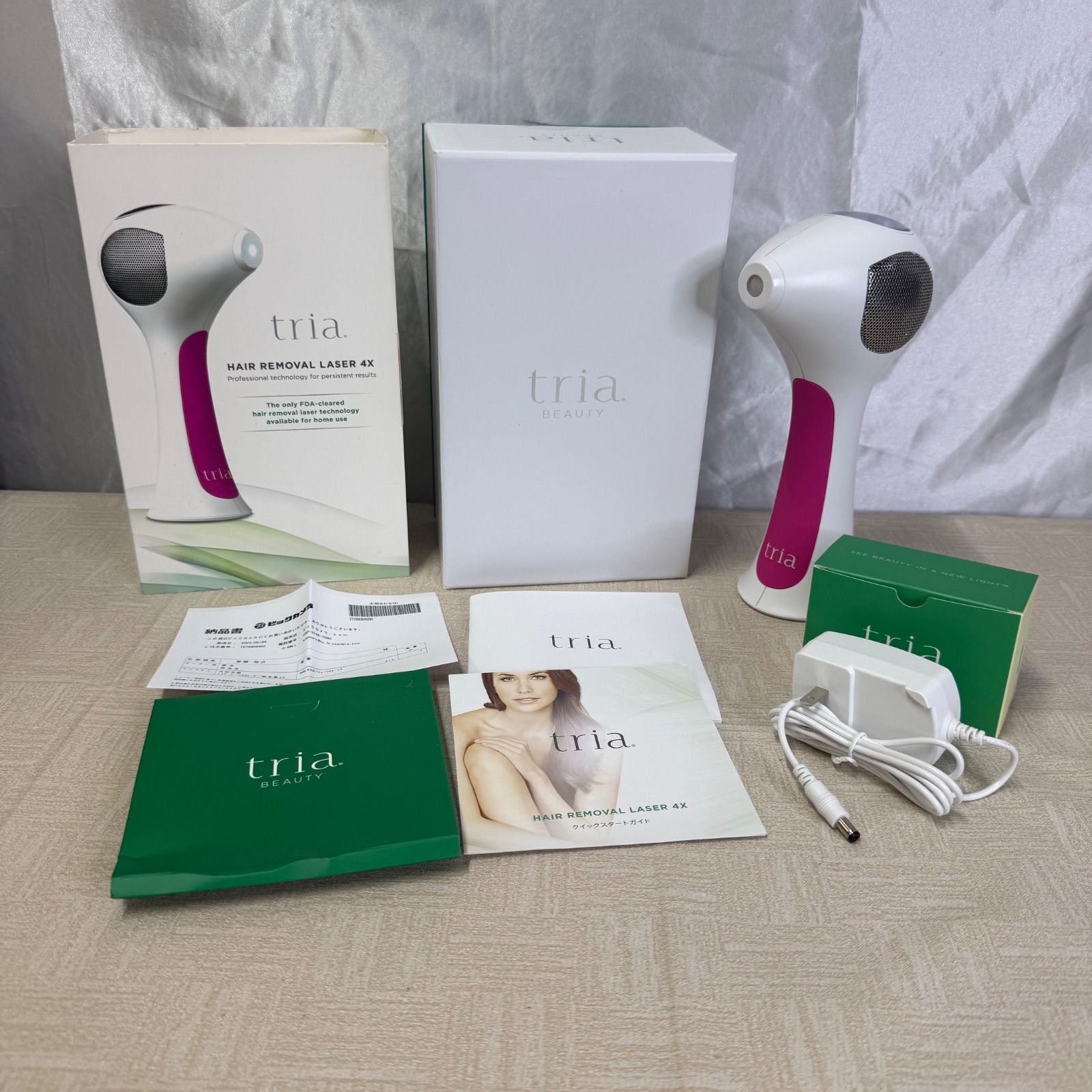 TRIAトリア パーソナルレーザ脱毛器 4 X ピンク