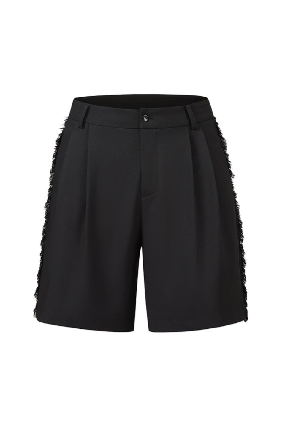 IMDELUSION｜Fringe Trimmed A Line Blazer Shorts